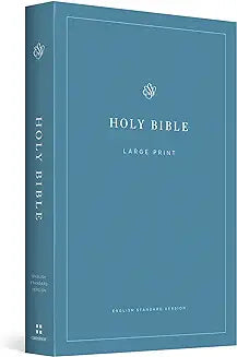 OUT OF PRINT ESV Economy Bible, Large Print (blue paperback)