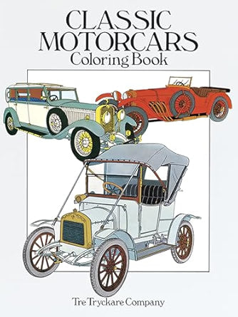 Classic Motorcars Coloring Book (Dover Ed.)