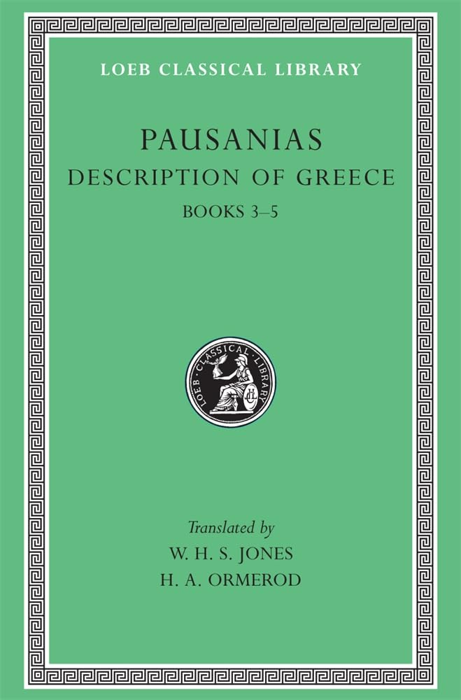 USED Description of Greece: Vol. 2 (Pausanias - Loeb 188)