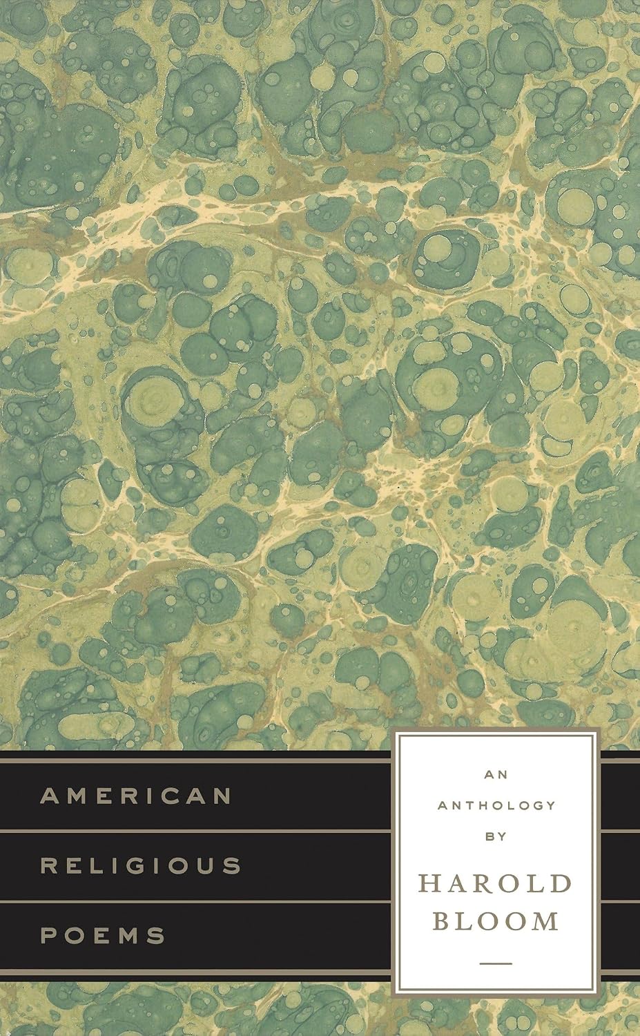American Religious Poems: An Anthology (ed. Bloom - LOA)