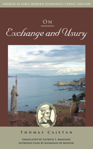 On Exchange and Usury (Cajetan - paperback)