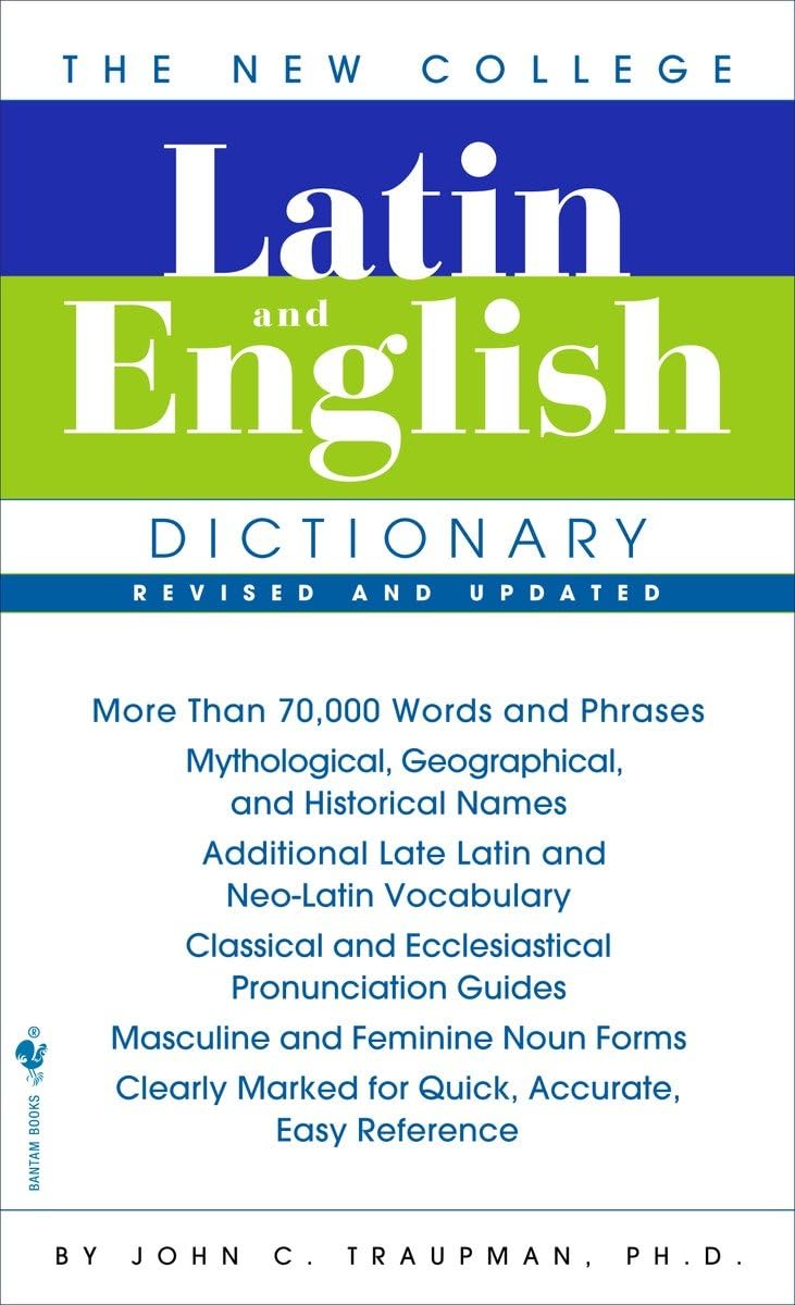 Latin & English Dictionary (Traupman - mm paperback)