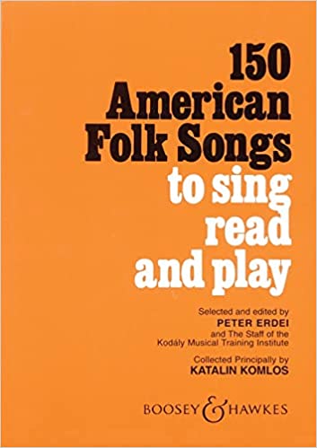 150 American Folk Songs (Erdei - paperback)