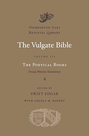 Vulgate Bible Vol. 3: Poetical Books (hardcover)