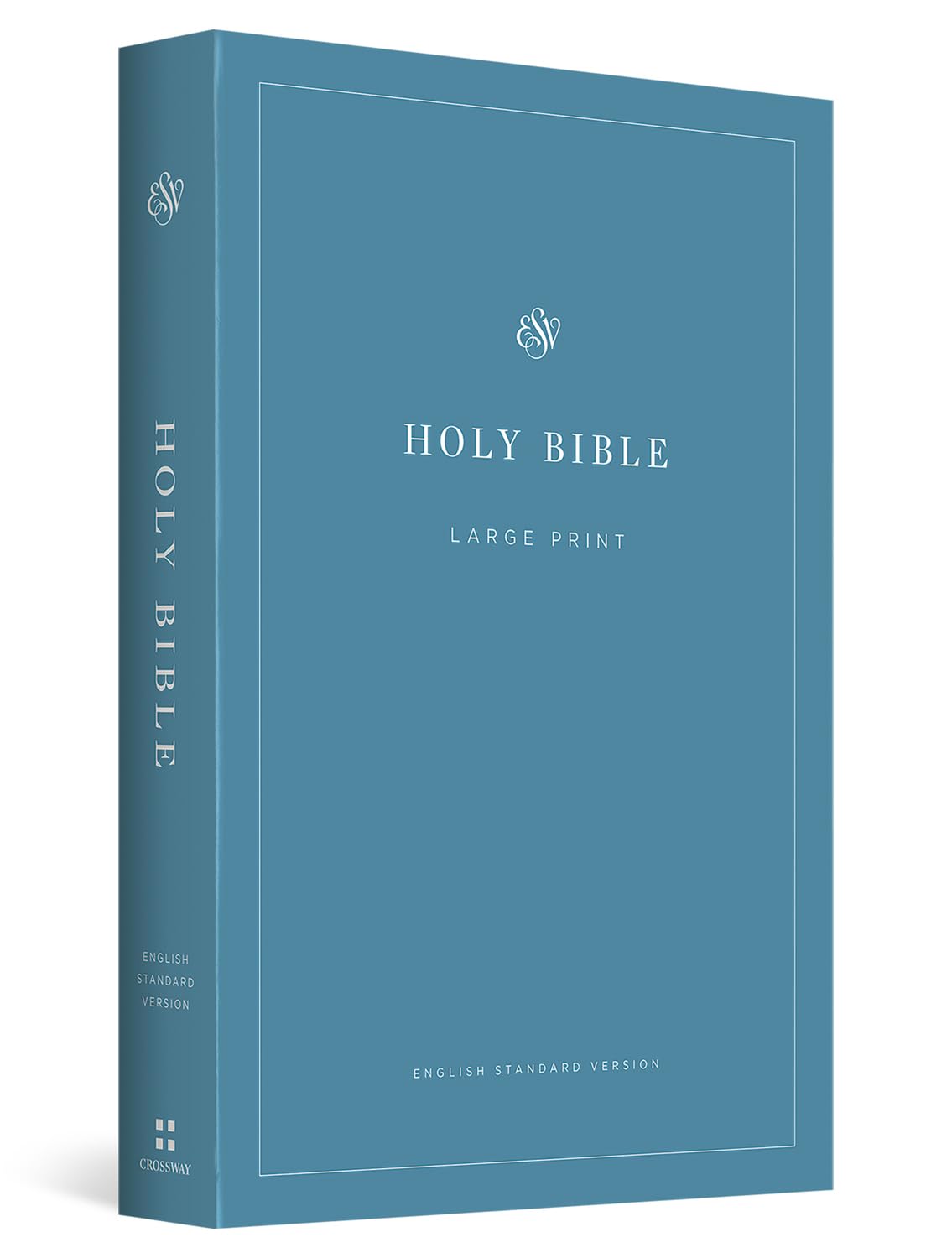 ESV Large Print Economy Bible (blue paperback)
