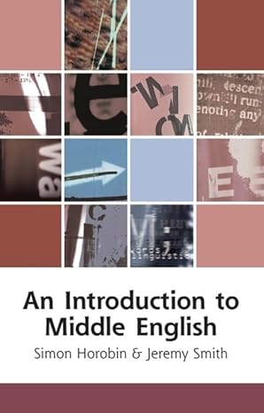 Introduction to Middle English (Horobin - pbk)