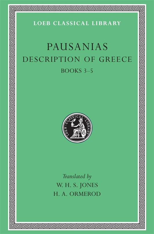 USED Description of Greece: Vol. 2 (Pausanias - Loeb 188)