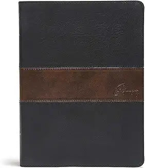 Spurgeon Study Bible (Black/Brown Leathertouch)