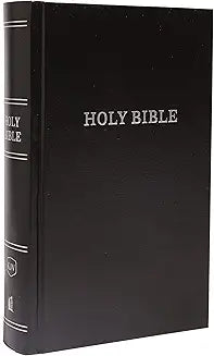 KJV Pew Bible (Black, Large Print, hardcover)
