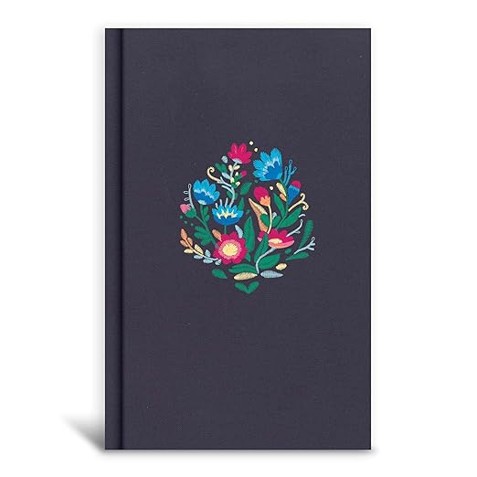 Holman CSB Personal Size Bible (Navy Embroidered HC)