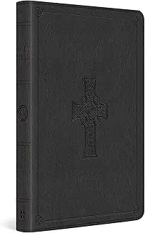 ESV Value Thinline Bible (TruTone, Charcoal, Celtic Cross Design)