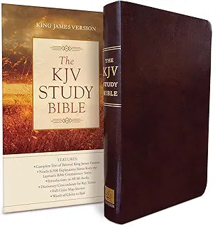 Holy Bible: KJV (Burgundy Leather Study Bible)
