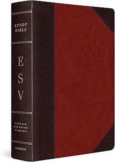 ESV Study Bible (Large Print, TruTone, Brown/Cordovan, Portfolio Design)