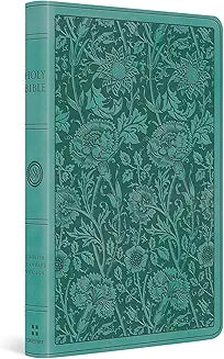 ESV Premium Gift Bible (TruTone, Teal, Floral Design)