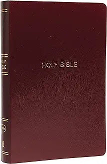 NKJV Holy Bible (Giant Print, Burgundy, Leatherette)