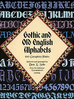 Gothic and Old English Alphabets (Solo - paperback)