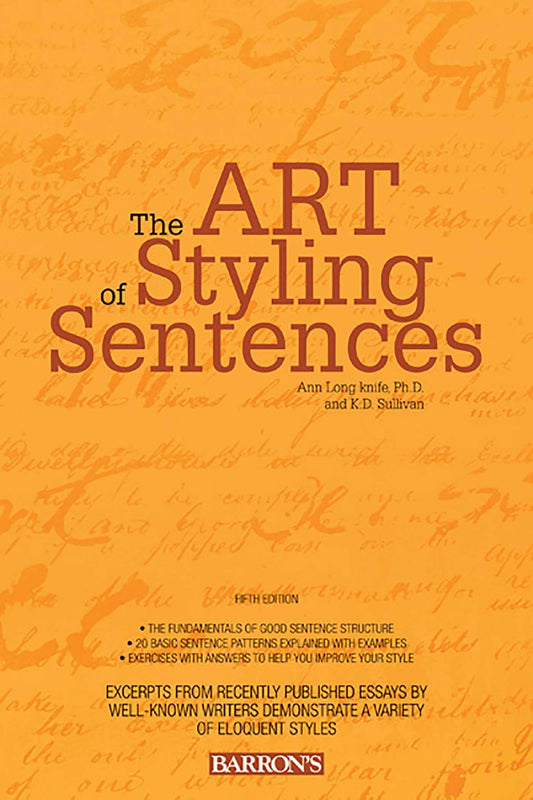 --OOP-- Art of Styling Sentences (Longknife - paperback)