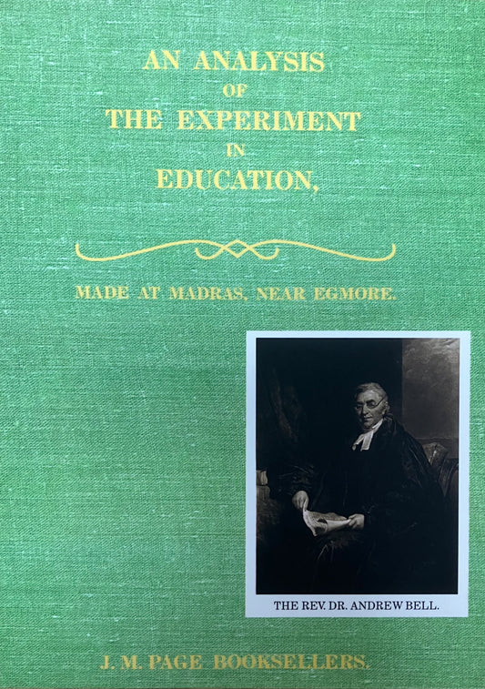 Analysis of the Experiment in Education (Bell - paperback)