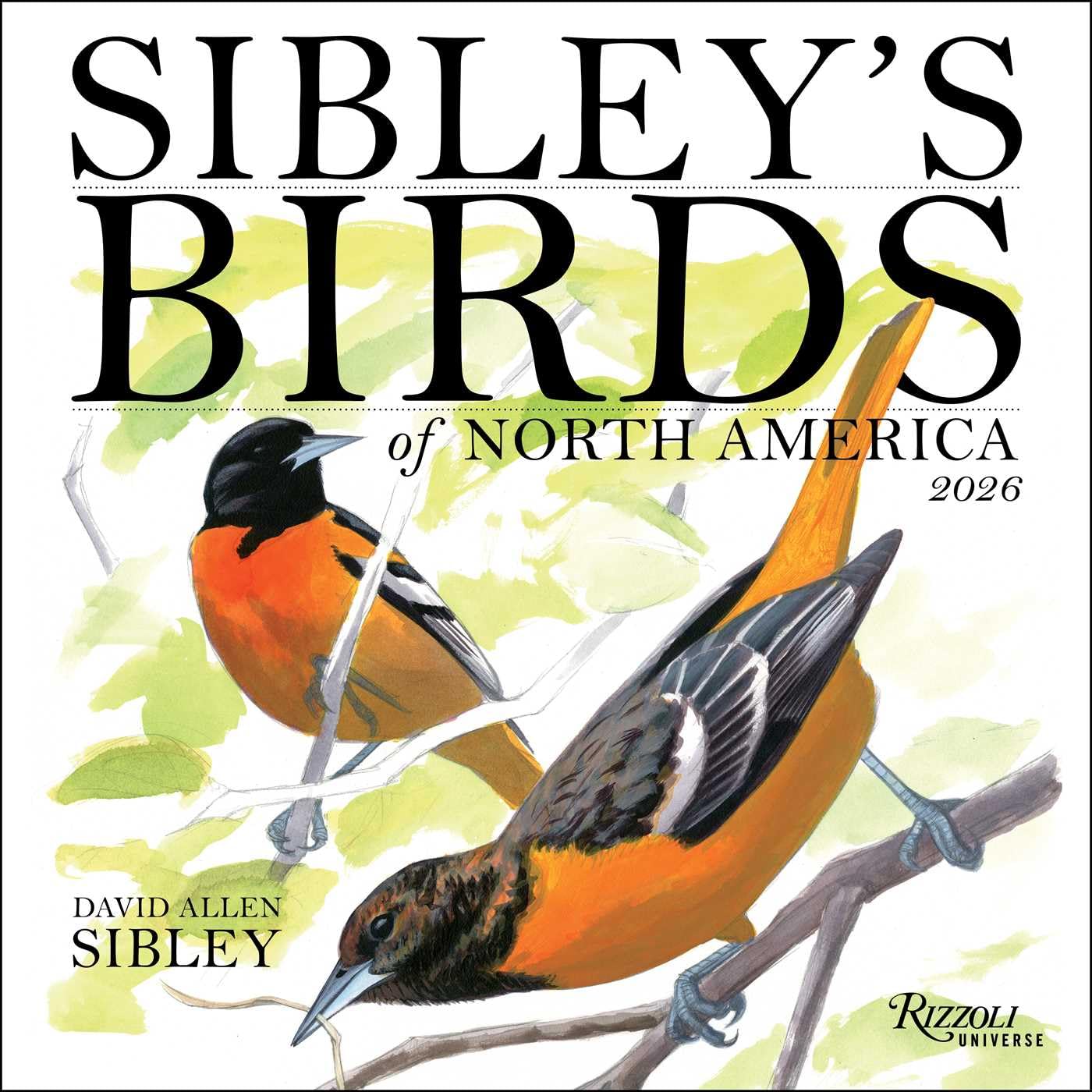 2026 Calendar: Sibley's Birds of North America