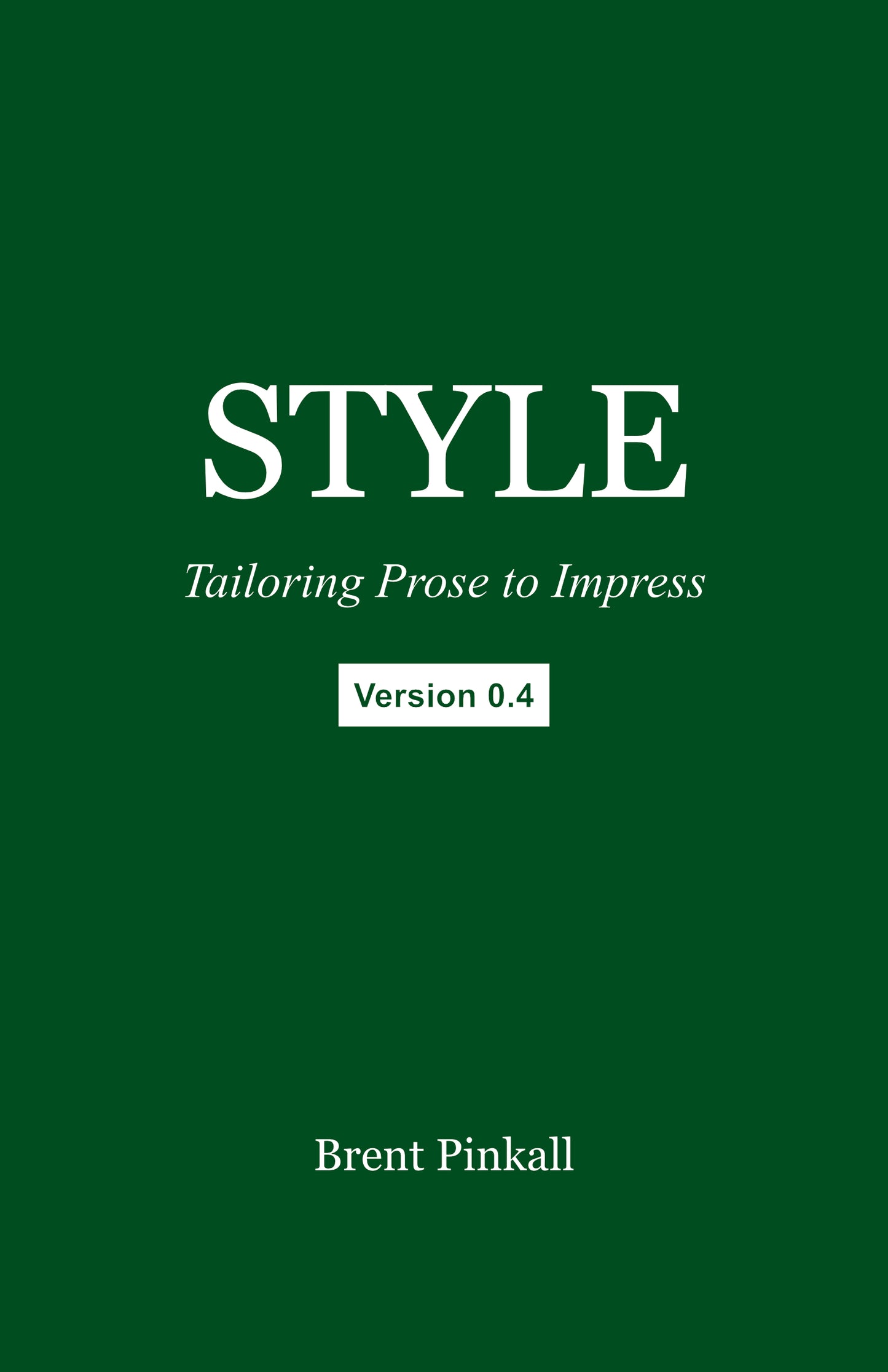 Style (Version 0.4 - Pinkall)