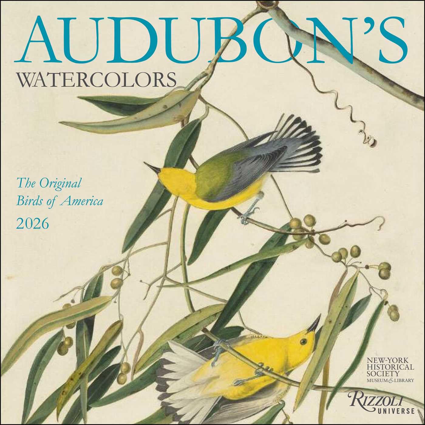 2026 Calendar: Audubon's Watercolors