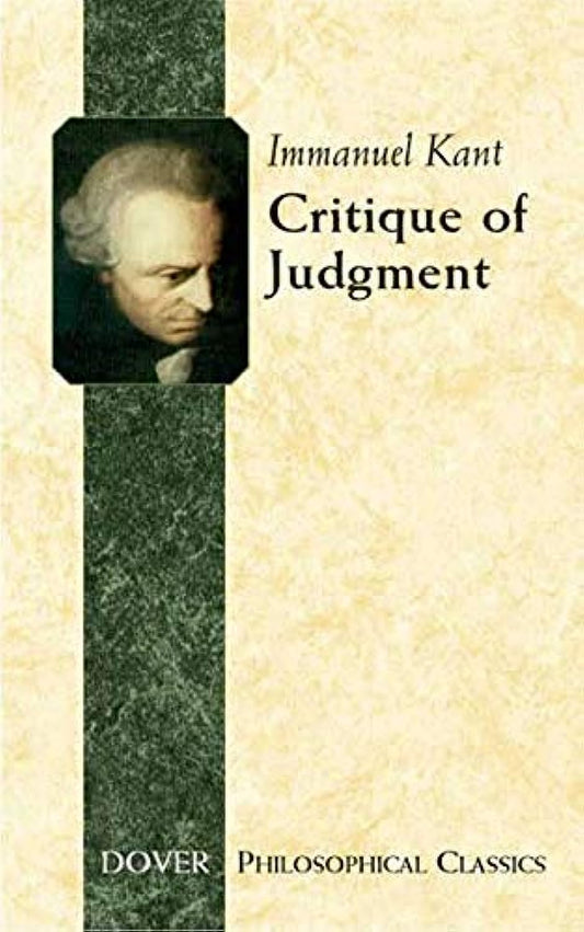 Critique of Judgement (Kant - Dover ed.)