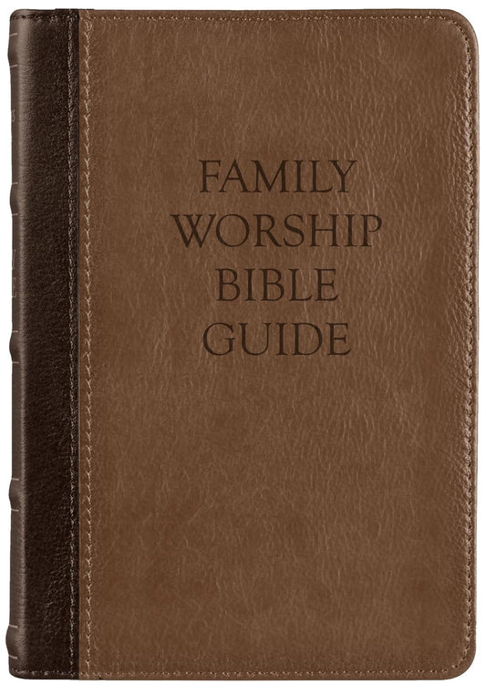 Family Worship Bible Guide (leatherbound)