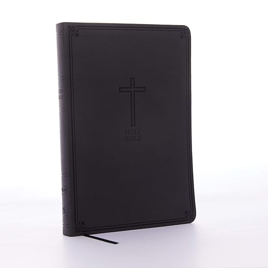 NKJV Thinline Bible (Charcoal, Large Print, Leatherette)