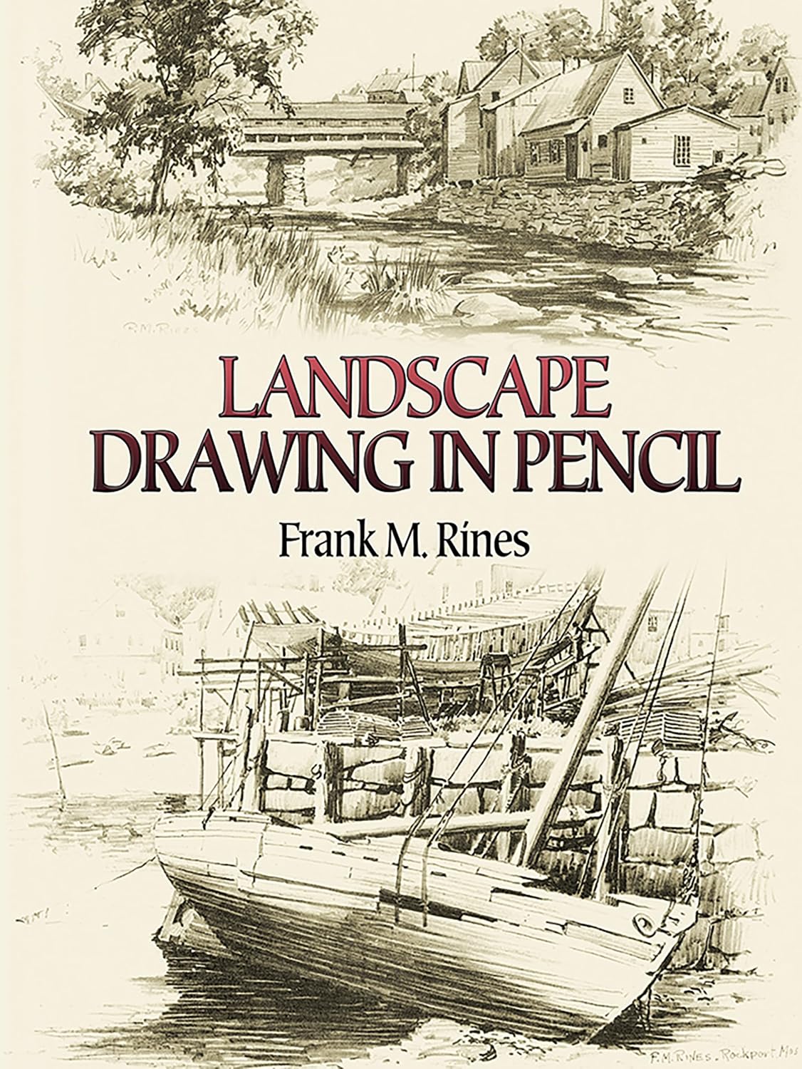 Landscape Drawing in Pencil (Rines)