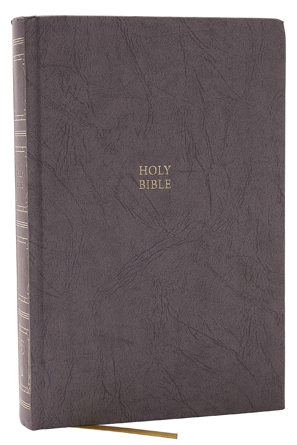 KJV Thinline Bible (Gray, Hardcover, Large Print)