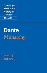 USED Dante: Monarchy (Cambridge ed.)