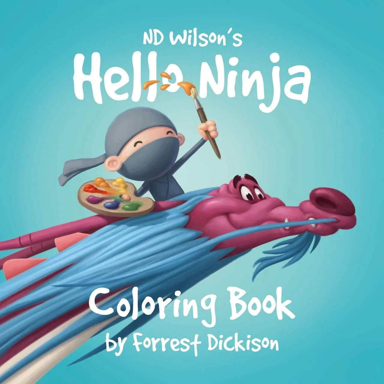 Hello Ninja Coloring Book (Wilson - paperback)
