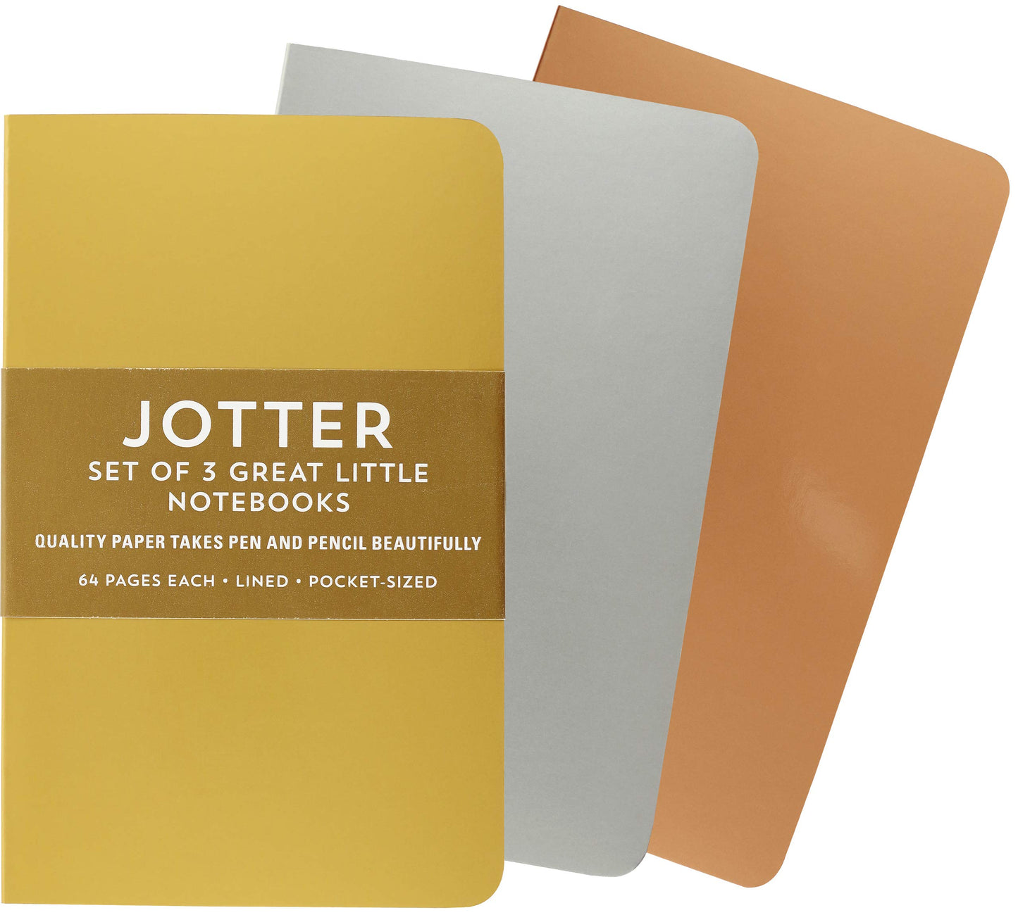 Jotter: 3 Foil-Cover Notebooks