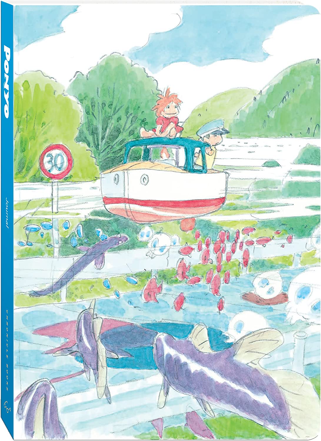 Ponyo Journal (illustrated, flex cover)